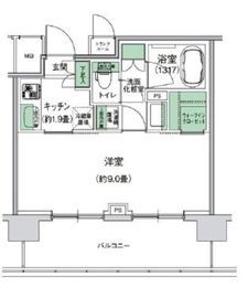 スタイリオ梶が谷 203 間取り図