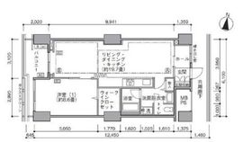 東雲キャナルコートCODAN 16-503 間取り図