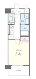 ヴィラージュオリオン 405 間取り図