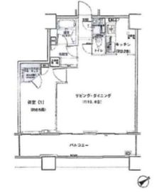 アウルタワー 17階 間取り図
