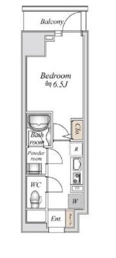 Bandoubashi Rental Apartment 302 間取り図
