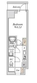 Bandoubashi Rental Apartment 302 間取り図