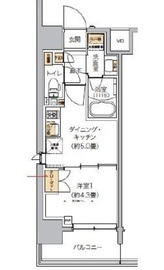 リビオメゾン芝浦 1006 間取り図