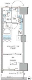 パークアクシス品川天王洲アイル 105 間取り図