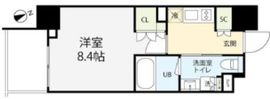 グランスイート麻布六本木 4階 間取り図
