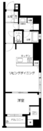 コアマンション御徒町フリージオ 3階 間取り図