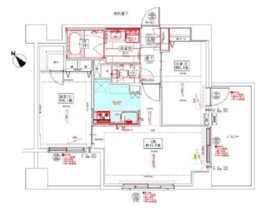 ドゥーエ東十条 1102 間取り図