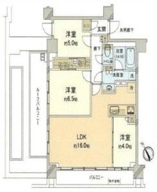 ピアース渋谷本町レジデンス 5階 間取り図