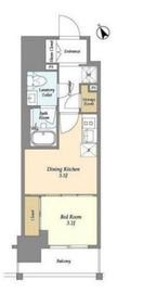 テラス横浜鶴見 411 間取り図