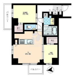 ピアース神楽坂レジデンス 4階 間取り図