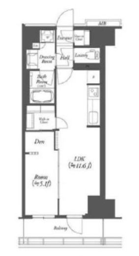 WORVE横浜伊勢佐木町 1512 間取り図