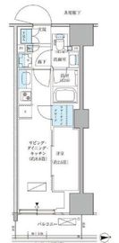 パークアクシス品川天王洲アイル 103 間取り図