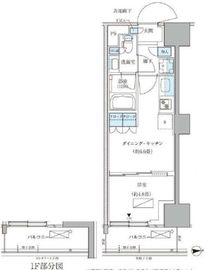 パークアクシス品川天王洲アイル 101 間取り図