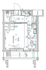 ラフィスタ元町Ⅰ 402 間取り図
