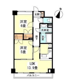 グランハイツ南雪谷 124 間取り図