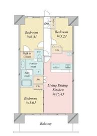 レジディア南千住 911 間取り図
