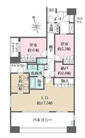 グランヒルズTOKYOイースト 9階 間取り図