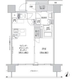 パークハビオ渋谷本町レジデンス 524 間取り図