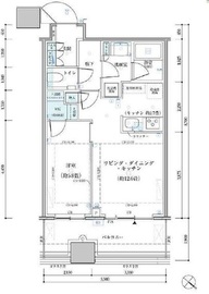 パークタワー勝どきミッド/サウス 4階 間取り図