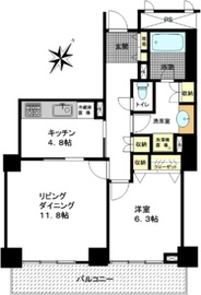 プラティーヌ田町 183 間取り図