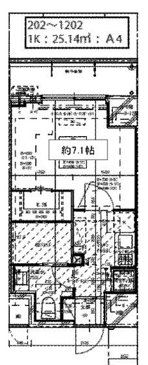 レジディア三宿 902 間取り図
