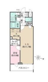 CREALpremier西馬込 (クリアルプレミア西馬込) 404 間取り図