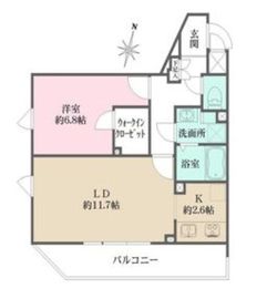 CREALpremier西馬込 (クリアルプレミア西馬込) 301 間取り図