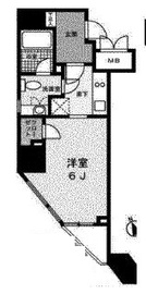 レジディア高輪桂坂 904 間取り図