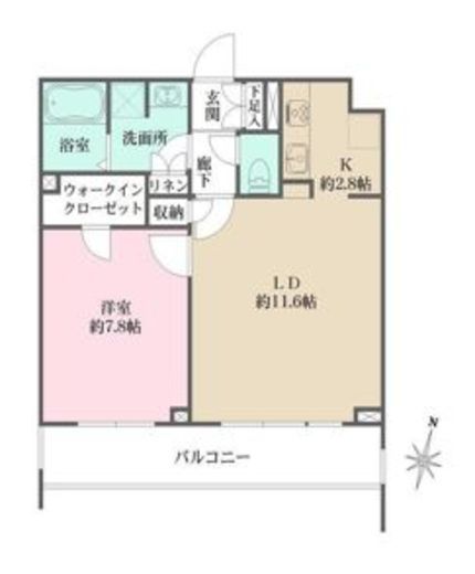 CREALpremier西馬込 (クリアルプレミア西馬込) 302 間取り図