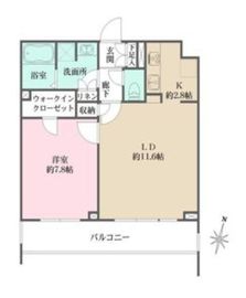 CREALpremier西馬込 (クリアルプレミア西馬込) 202 間取り図