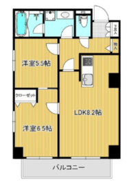 ダイアパレス代官山 4階 間取り図