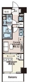 ベルファース西早稲田 501 間取り図