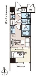 ベルファース西早稲田 207 間取り図