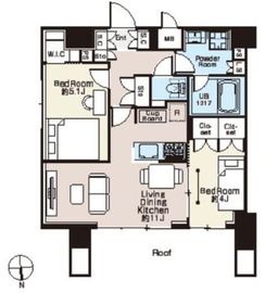 ベルファース西早稲田 601 間取り図