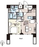 ベルファース西早稲田 602 間取り図