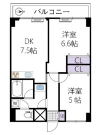 東建ニューハイツ西新宿 2階 間取り図