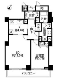 ベイコート芝浦 42 間取り図