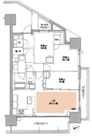 シティハウス笹塚レジデンス 5階 間取り図