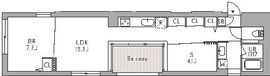 グランデュオ荻窪2 (GranDuo Ogikubo2) 203 間取り図