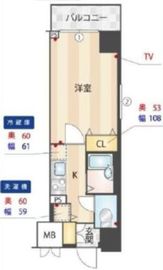 メインステージ西麻布Ⅱ 3階 間取り図