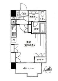 アクシア新宿御苑 11階 間取り図