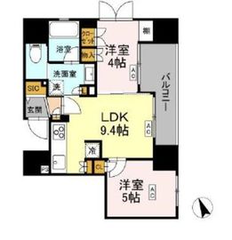 プレミスト四谷カレントコート 6階 間取り図