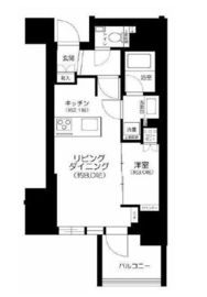 ルジェンテ武蔵小山アベニュー 4階 間取り図