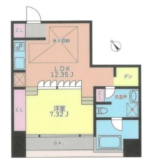 BEKKA 301 間取り図