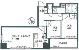 パークタワー池袋イーストプレイス 21階 間取り図