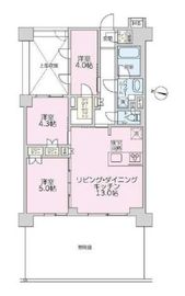 パレステージ茅ヶ崎Ⅱ 1階 間取り図