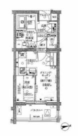 リベラージュ目黒洗足 5階 間取り図