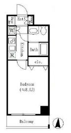 クロスレジデンス清澄白河 602 間取り図