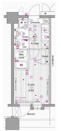 グランド・ガーラ横濱元町 2階 間取り図