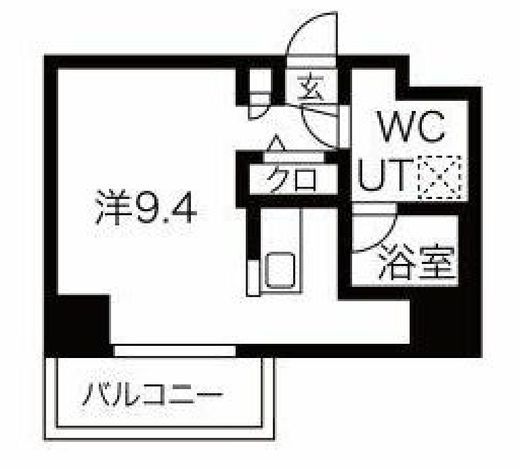 スパシエ東神奈川 2階 間取り図